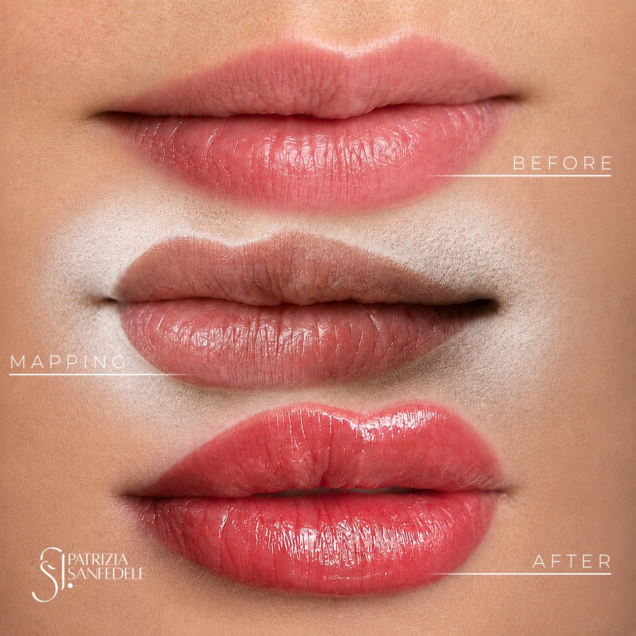 Permanent Make-up Lippen